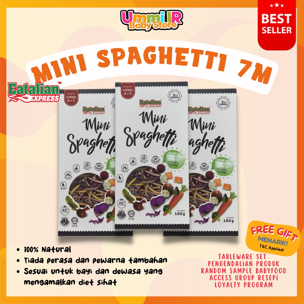 MINI SPAGHETTI (SPAGETI SAYUR) FOR 7 MONTHS BABY MIX VEGGIE HOMEMADE