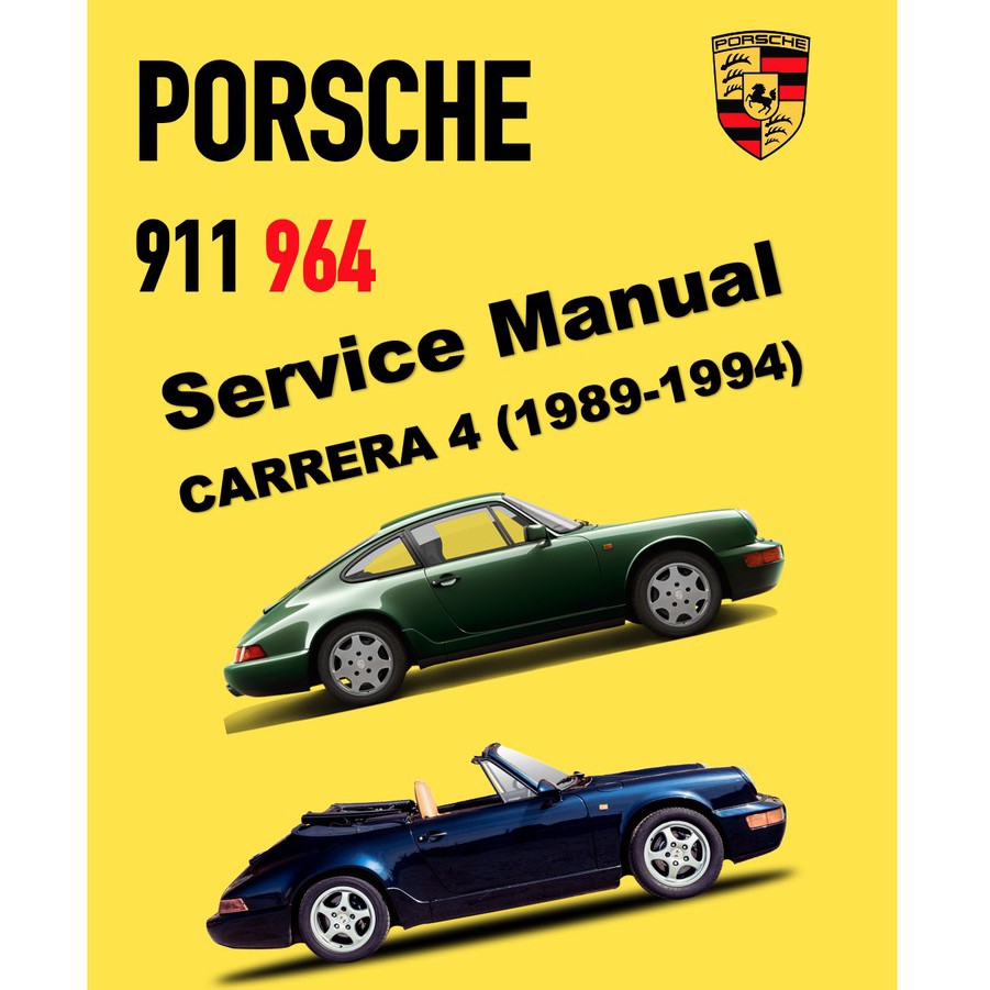 PORSCHE 911 964 CARRERA 4 (1989-1994) SERVICE WORKSHOP MANUAL | Shopee  Malaysia