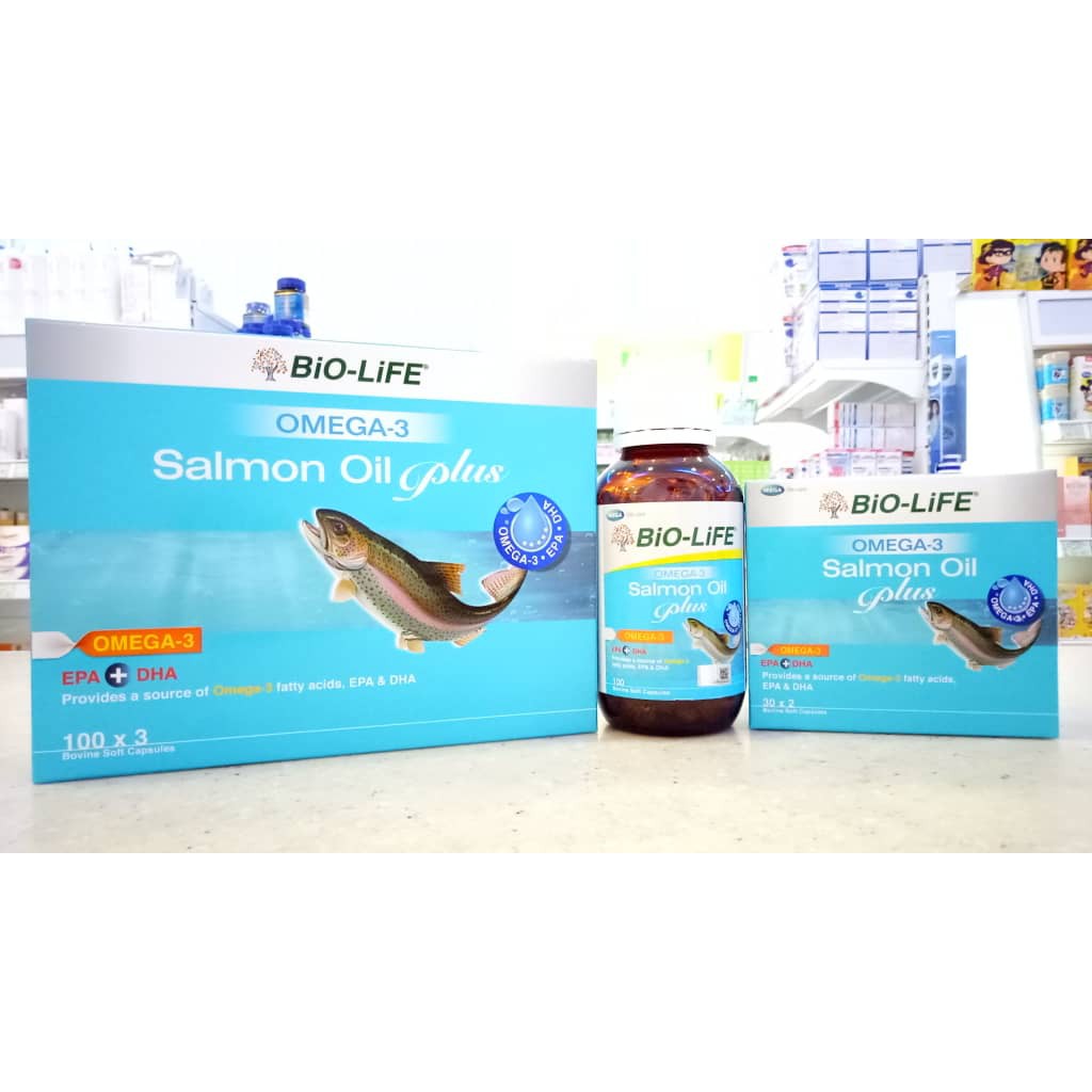 Bio Life Omega 3 Salmon Oil Plus 30s 30sx2 100s 100sx2 100sx3 Shopee Malaysia