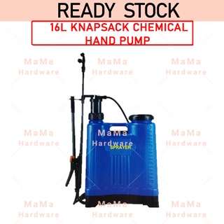 16LITER CHEMICAL MANUAL PUMP KNAPSACK SPRAYER CHEMICAL PRESSURE SPRAY ...