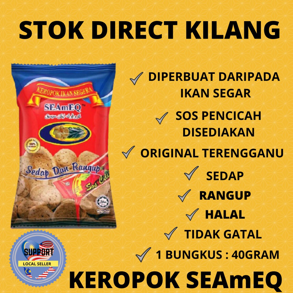 Buy Keropok Ikan Segera Seameq Terengganu Harga Borong Seetracker Malaysia