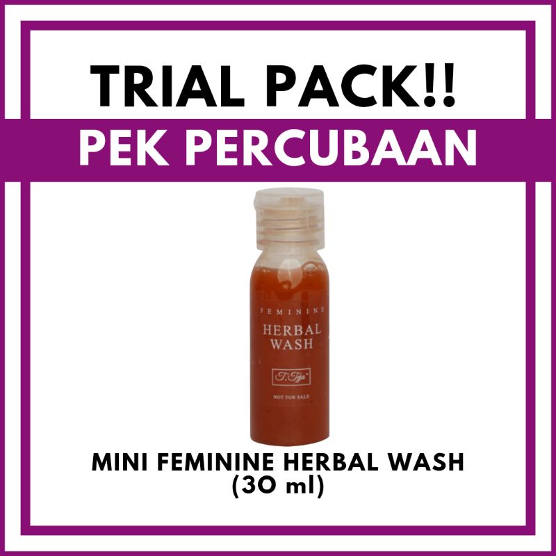 Feminine Herbal Wash by Jamu Tun Teja (Trial Pack 10ml) Shopee Malaysia