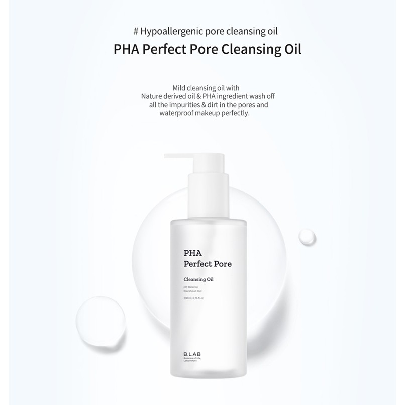 b lab pha cleansing oil