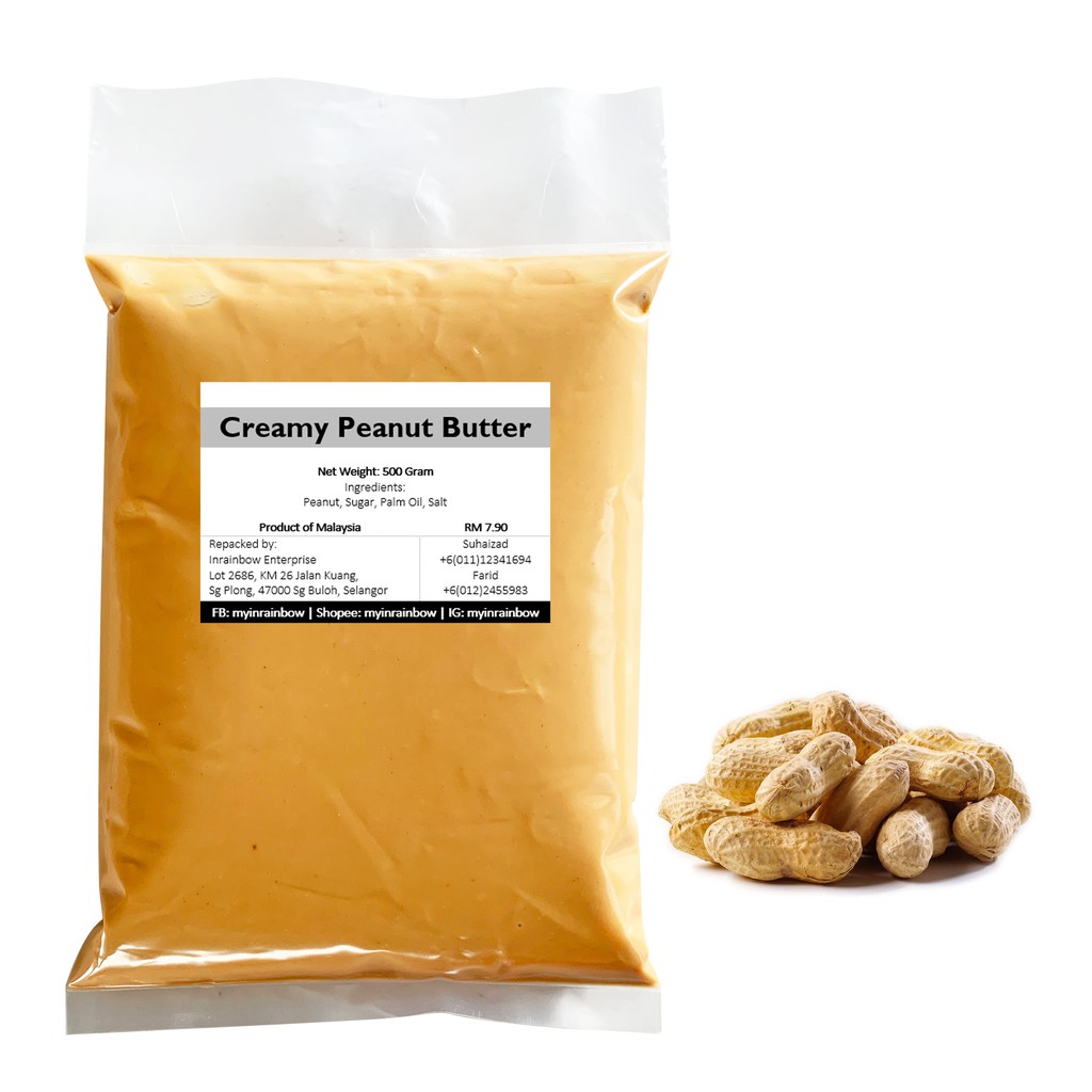 [500 Gram] Creamy Peanut Butter  Shopee Malaysia