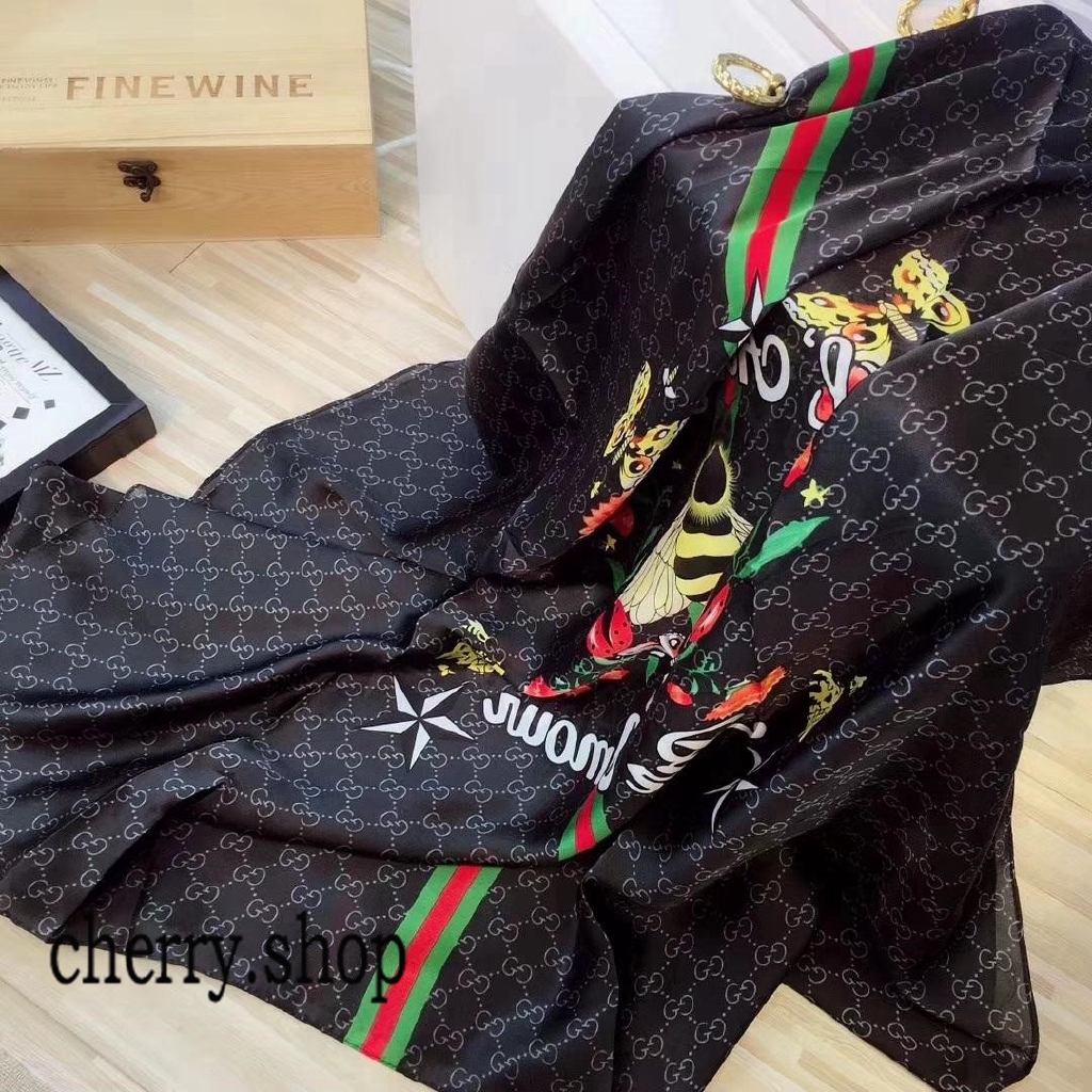 gucci satin scarf