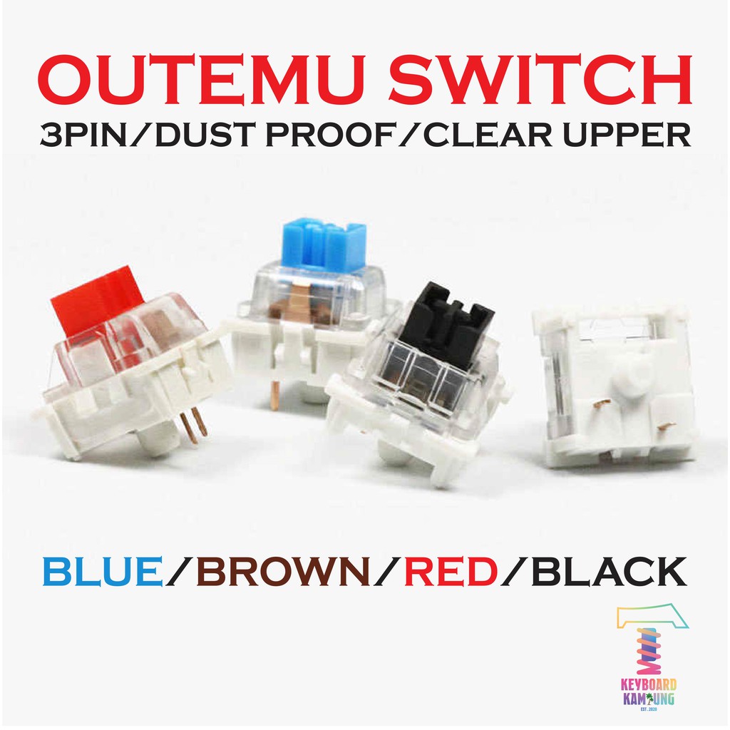 Outemu Switches (Dust Proof)for Mechanical Keyboard(4Colours BN) CIY