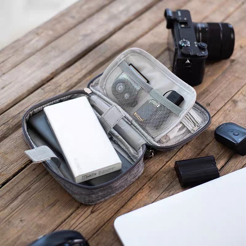 JF-010 Electronic Accessories Multipurpose Storage Bag Organizer Headset Earphone Cable Travel