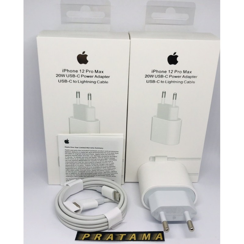 Iphone 12 12 Pro Max Charger Watt Lighting To C Original Fast Charging Shopee Malaysia