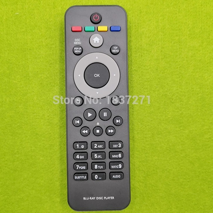 Philips Blu Ray Remote Control Rc 2802 p6000 12 p7700 p2100k p3480k p2186 p2180 p21 For Blu Ray Player Fernbedienung New Replacement Shopee Malaysia