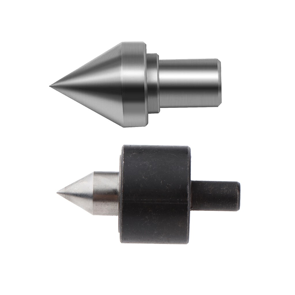 2Pcs Wood Lathe Tailstock Replacement Rotating Lathe Tailstock Drill Chuck