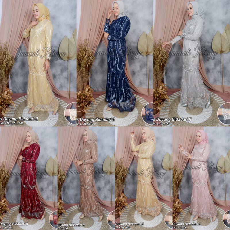 Gamis Duyung Bidadari Jannah Kebaya Shopee Malaysia