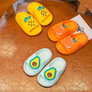 Summer Baby Boys Girls Flip Flops Lovely Fruit Design Breathable Soft-soled Slippers
