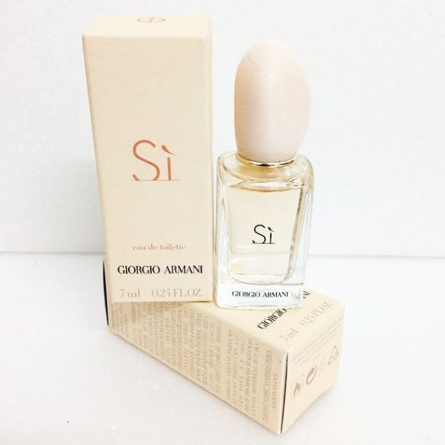 100 Original G Iorgio Armani Si Eau De Toilette W 7ml Edt Miniature Shopee Malaysia