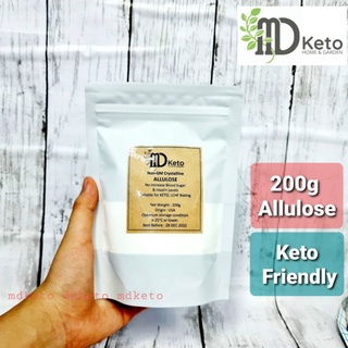 [MD Keto] 200g Allulose Natural Sweetener KETO Baking, Caramel Keto Diet,  Sugar Free, Low Carb Diet, Zero Calories