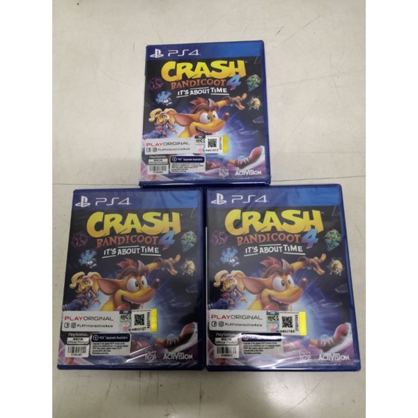 PS4 Crash Bandicoot 4 It's About Time (Free PS5 Upgrade) *New & Sealed* R3 Shopee Malaysia