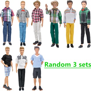 Ken Doll Clothes Accessories Shirt Suits Shoes Boot Outfits For Barbie Boyfriend