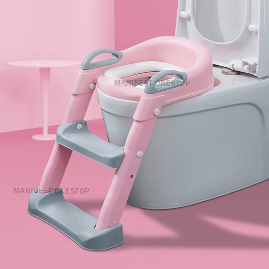 🌹[Local Seller] Joying Baby Kid Children Potty Toilet Bowl Seat Training With Adjustable Ladder