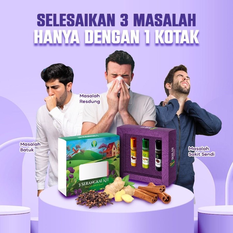 3 SERANGKAI ORIGINAL HQ IKHLAS HERBS | Shopee Malaysia