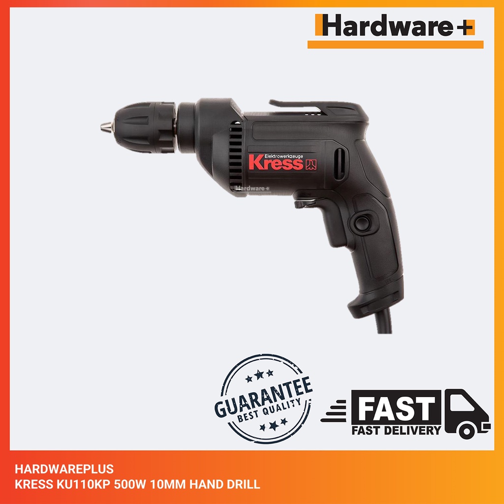 [HARDWAREPLUS] KRESS KU110KP 500W 10mm Hand Drill (Power Tools Wood