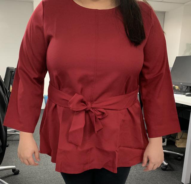 Shelby Print Loose Up PLUS Shirt