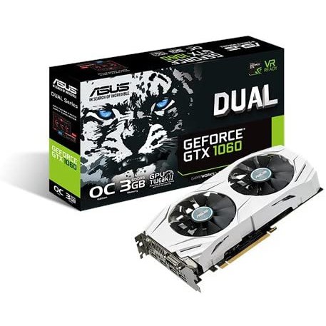 MSI GT710 1GB / ASUS GeForce GTX 1060 3GB Dual-Fan OC Edition Graphics Card (DUAL-GTX1060-O3G) [Ready Stock!!!]