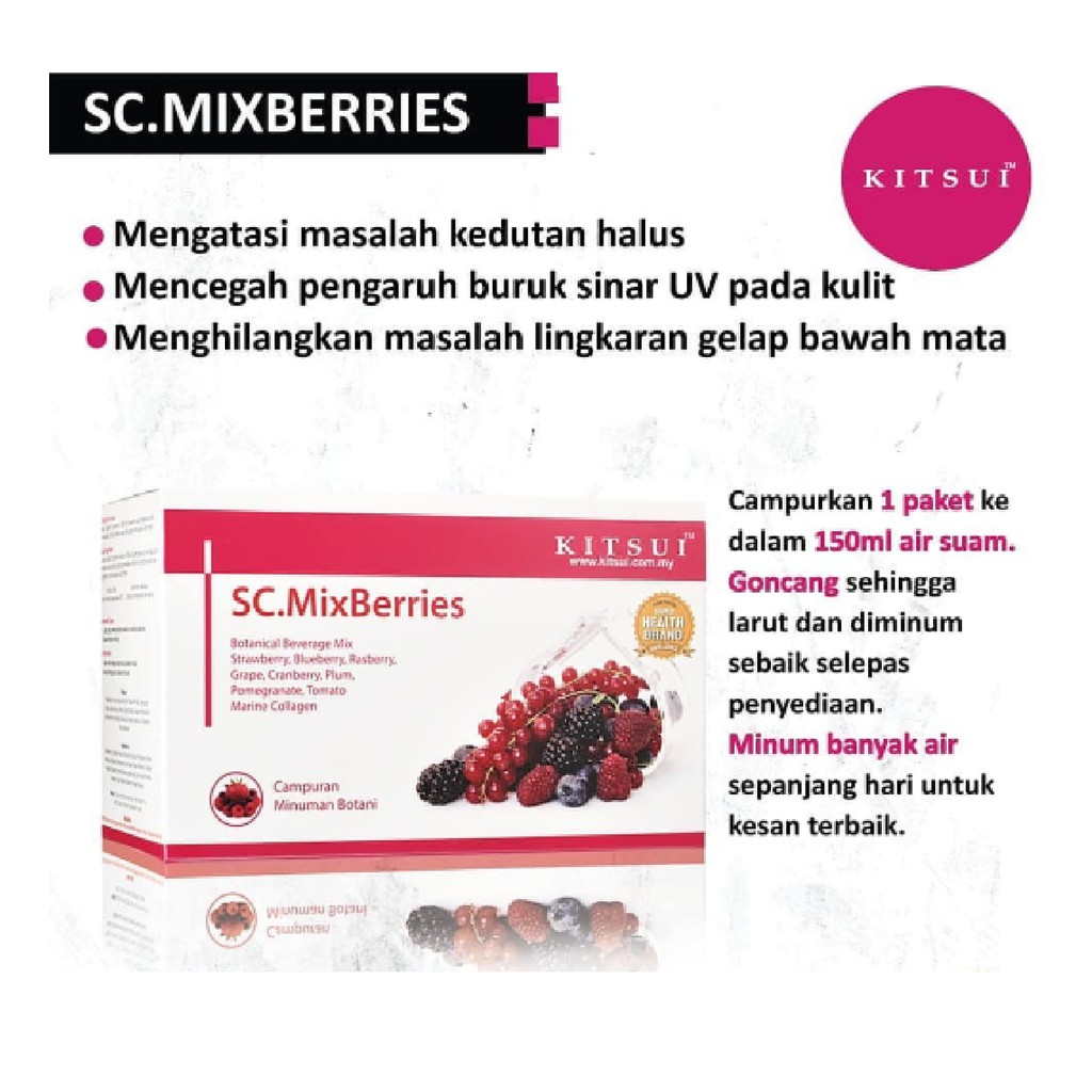 Buy Kitsui Stemcell Mixberries 15g X 15s Seetracker Malaysia