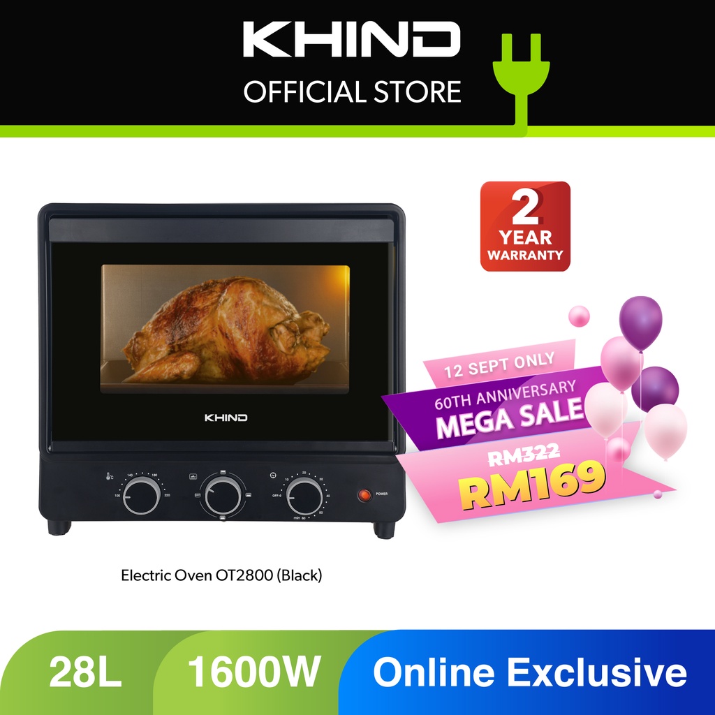 Khind Electric Oven (28L) OT2800 Shopee Malaysia