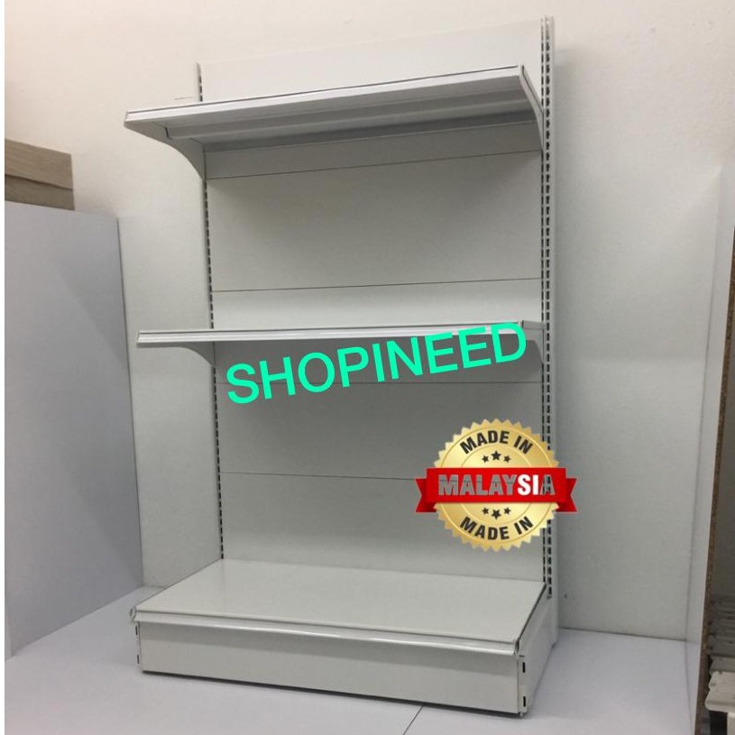  WALL  GONDOLA  4 H x 3 L DISPLAY RACK SINGLE SIDE RAK  