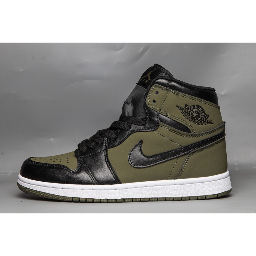 army green jordan 1