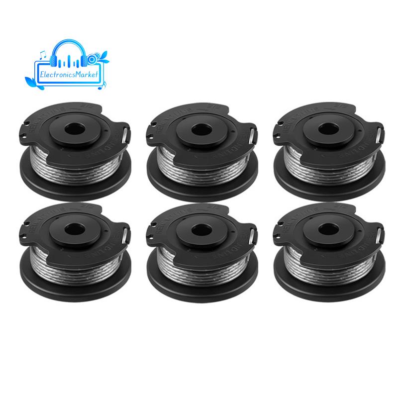 6 Pack F016800569 String Trimmer Spool and Line for Bosch EasyGrassCut ...