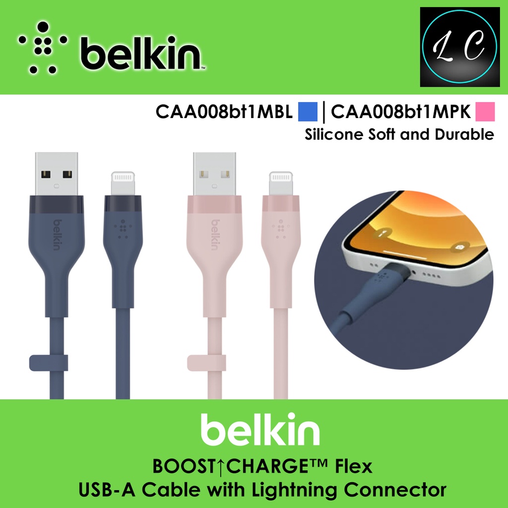 Belkin BOOST↑Charge Pro Flex USB-A Cable with Lightning Connector (3m)