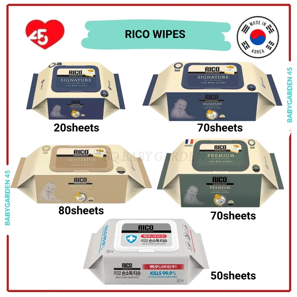 RICO BABY Formula Wipes / Wet Tissue Premium [Made in KOREA]
