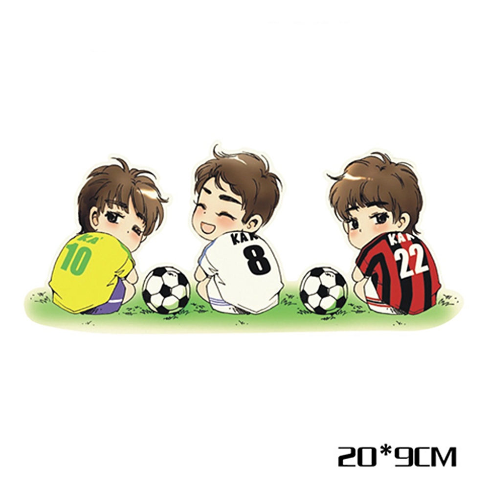 Car Stickers Football Cristiano Ronaldo CR7 Messi Henry Beckham kaka Rooney  Cartoon Cute Funny Reflective Decoration For Window Windshield Trunk Bumper  Cover Scratches Motorcycle | Shopee Malaysia