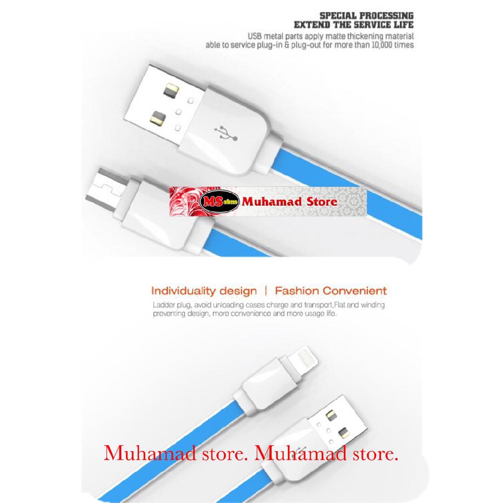 LDNIO USB Data Cable XS-07 / Fast Charge / High Speed Android Micro USB / iPhone / Type-C