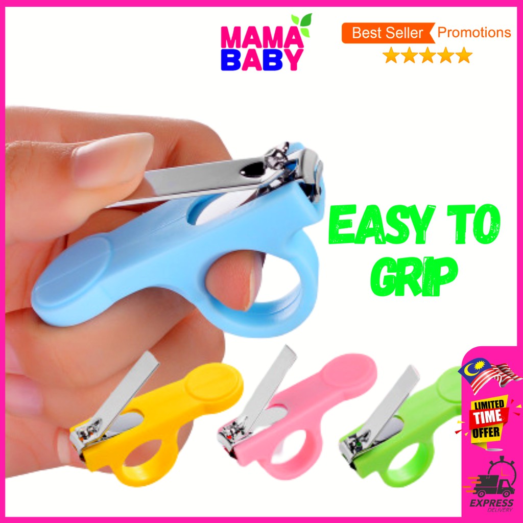 Baby Nail Clippers Safety Infant Finger Trimmer Scissors Pemotong kuku