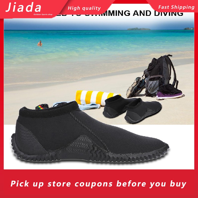 Jiada KEEP DIVING 4MM Diving Shoes Neoprene Nylon Non-Slip Scuba Diving ...