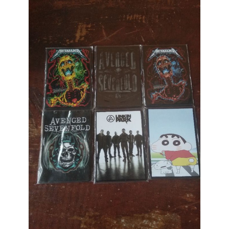 Avenged Sevenfold Linkin Park METALLICA SIN CHAN FRIDGE MAGNET