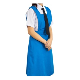 PINAFORE LADIES BLUE SMK | Shopee Malaysia