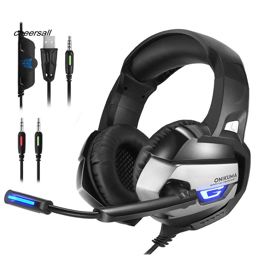 gaming headset noise cancelling headphones ps4 pc xbox k5