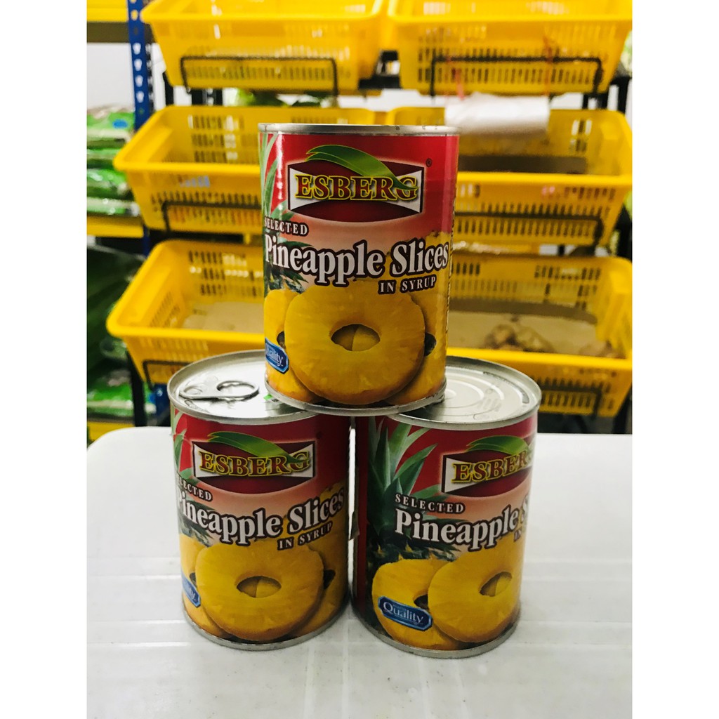 Esberg Brand Selected Pineapple Slices in Syrup 565g | Shopee Malaysia