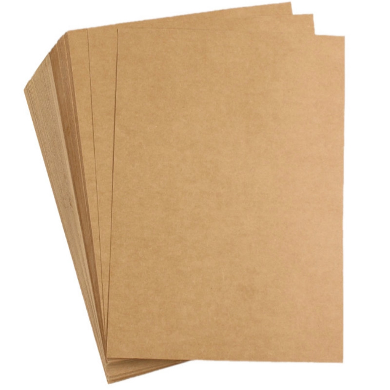 A4 Kraft Brown Paper Craft Board Cardboard DIY Card Making | Shopee