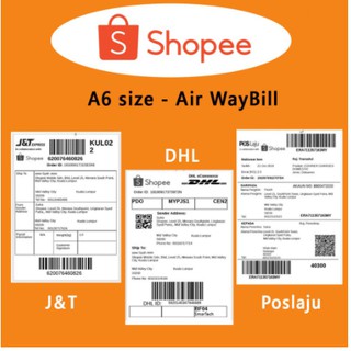 IOS & Android Waybill Shopee & Lazada A6 USB Bluetooth Wifi Thermal ...