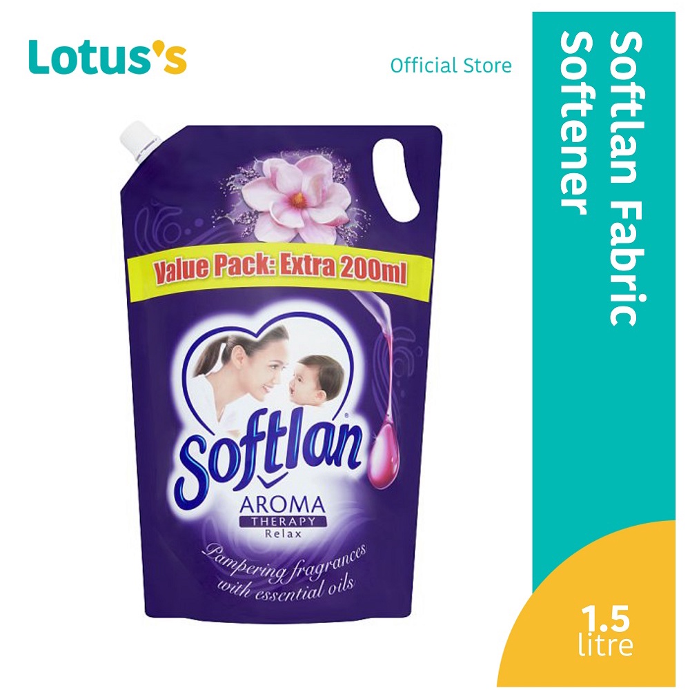 Softlan Aroma Therapy Relax Fabric Softener (1.3L + 200ml) Shopee Malaysia