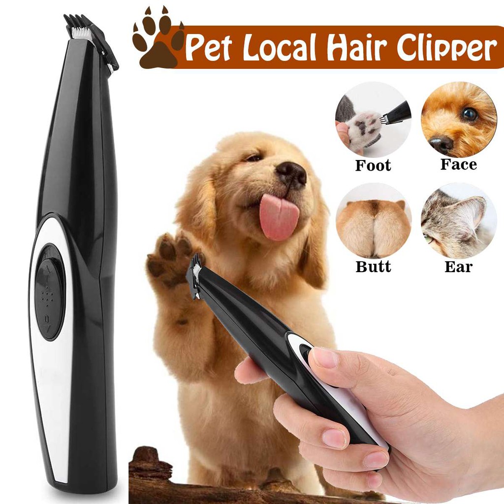 Dog Cat Foot Hair Trimmer Pet Paw Nail Grooming Clipper Electrical Cat  Cutter Shearing USB Rechargeable Shaver Scissor | Shopee Malaysia