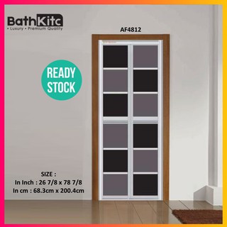 READY STOCK Bathroom or Toilet Bi Fold  door Multiple 