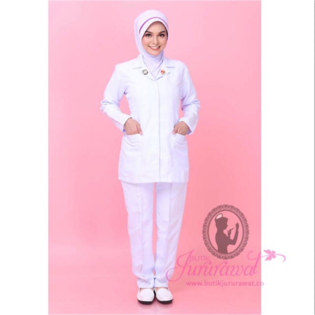 Uniform Jururawat  Lengan Panjang Pendek Shopee Malaysia 