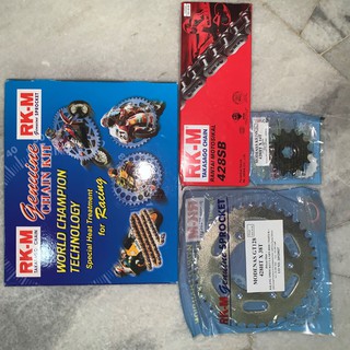 Modenas Gt128 Rkm Takasago Chain Sprocket Set 428sbx108l 15 38 Shopee Malaysia