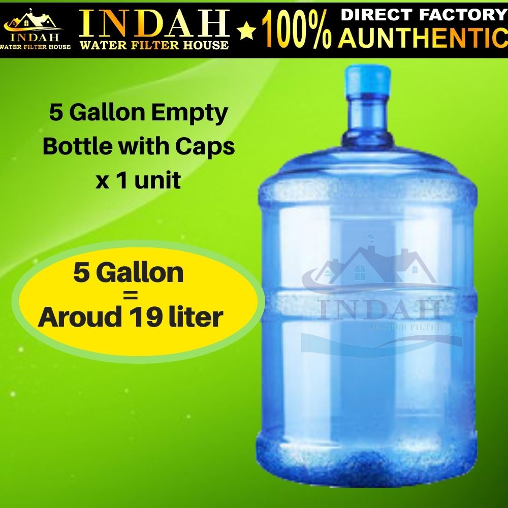 5 Gallon Empty Bottle With Cap Set For Water Dispenser Shopee Malaysia