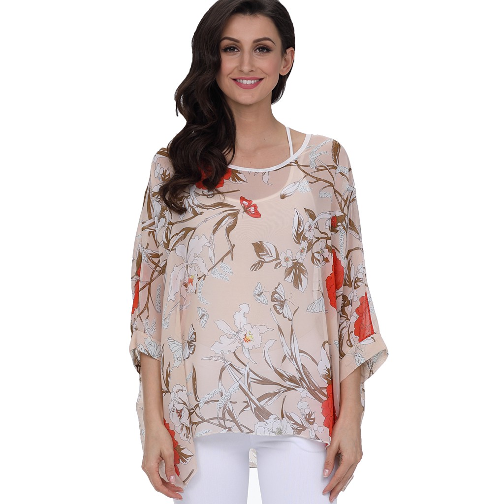 blouse kaftan chiffon