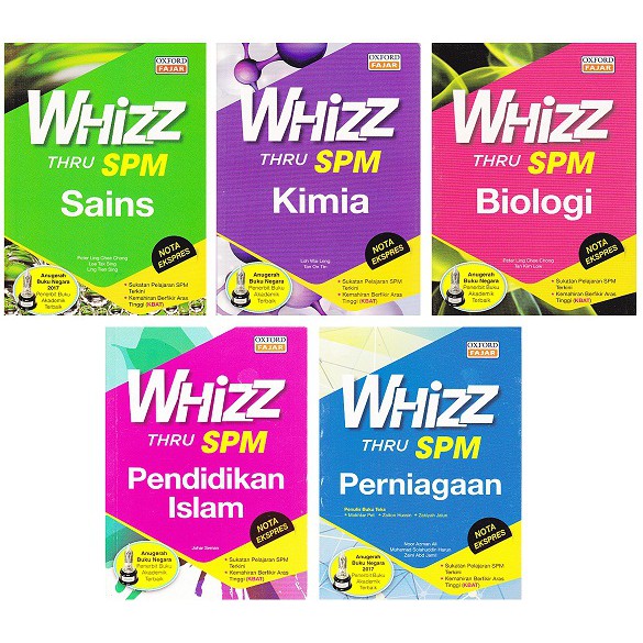 Oxford Fajar 2018 Whizz Thru Spm Sains Kimia Biologi Pendidikan Islam Perniagaan Shopee Malaysia